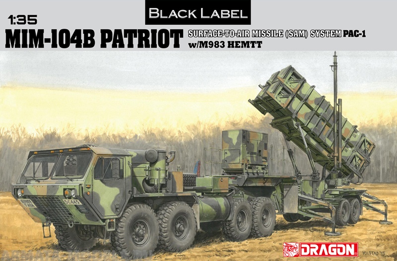 3558Д РАКЕТН.УСТАНОВКА MM-104B PATRIOT SURFACE-TO-AIR Dragon