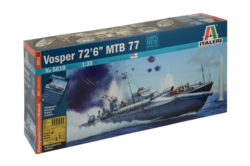 5610ИТ VOSPER 72 6МТВ 77 Торпедный катер Italeri
