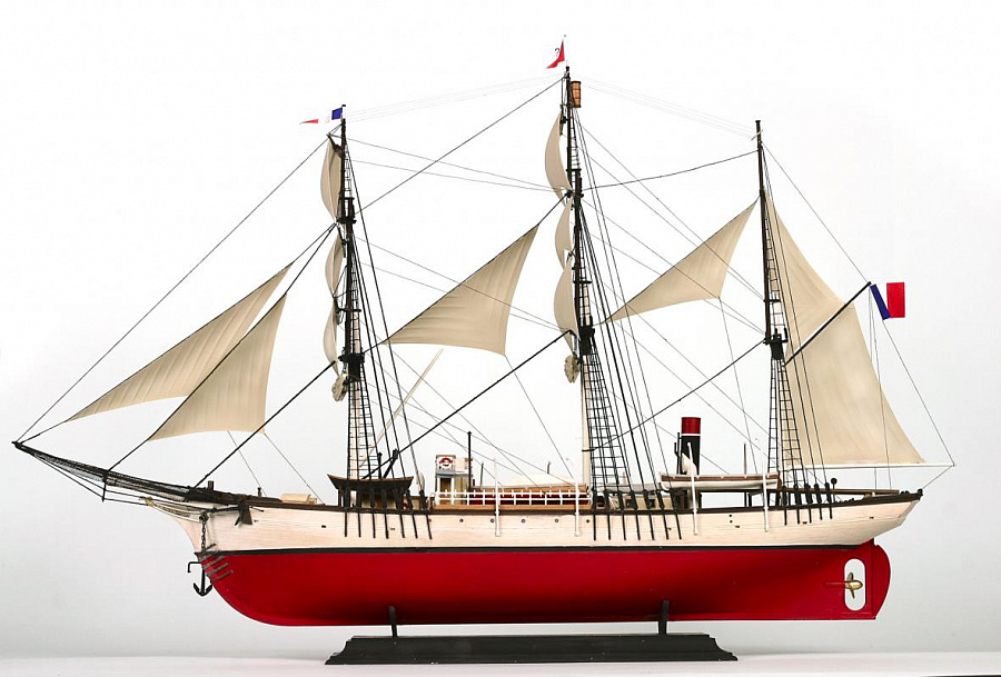 9012 Парусно-винтовой барк Пуркуа-Па Звезда