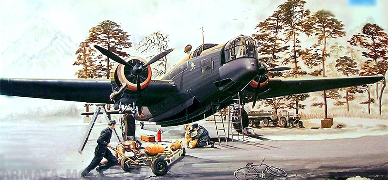 02808 Самолет  Веллингтон Мк. IC  Trumpeter