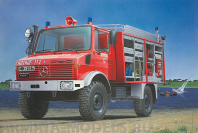 07531 Пожарная машина Schlingmann Unimog RW1 Revell
