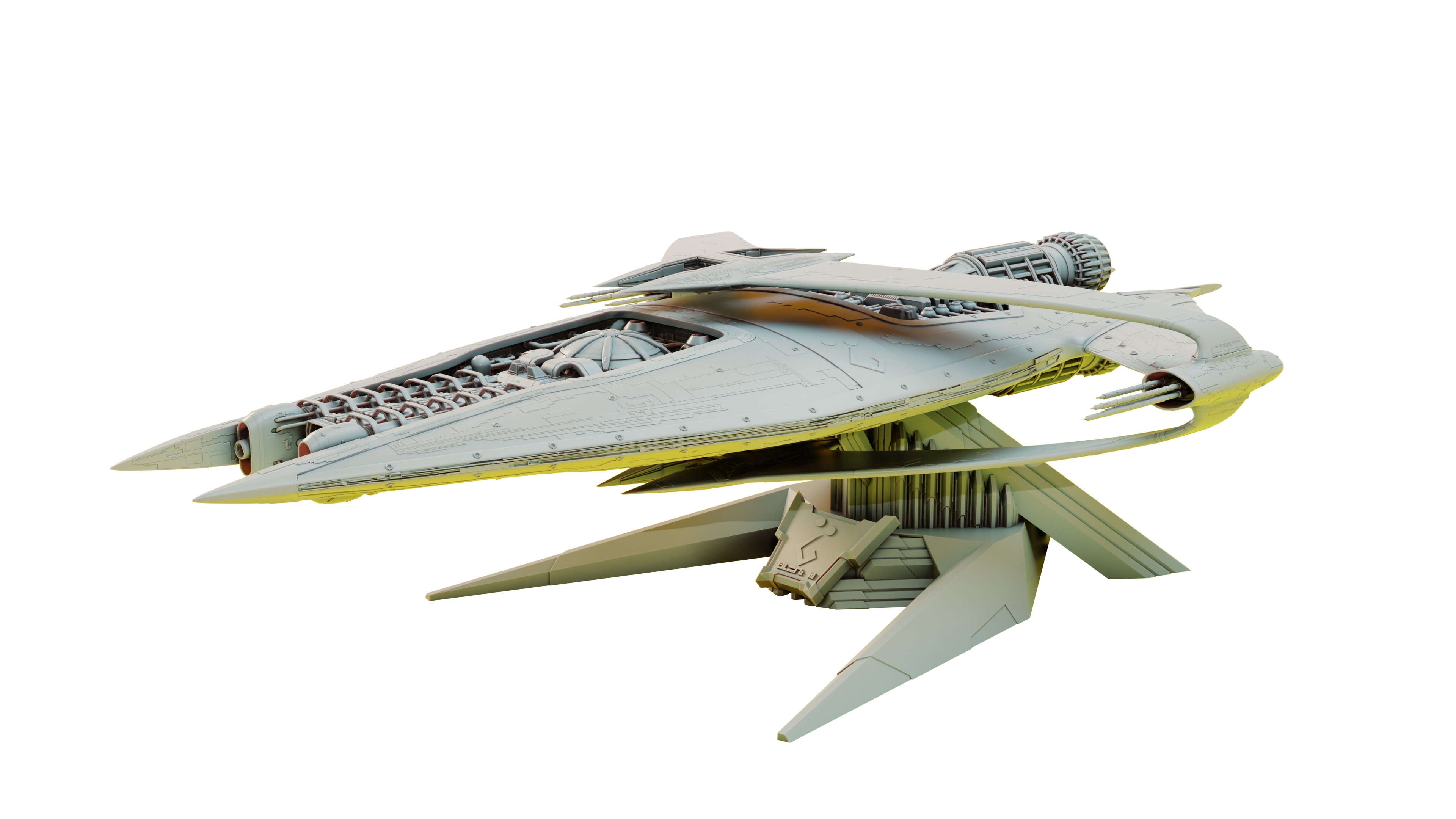 AM400001 Тяжелый крейсер Нарна 'Г'Кван' из вселенной 'Вавилон 5' Arma Models