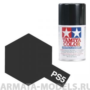 86005T Краска для поликарбоната PS-5 Black