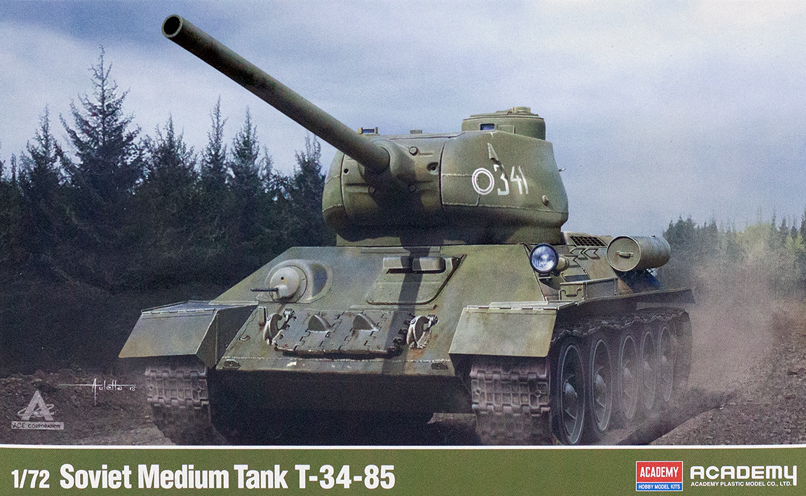 13421   Техника и вооружение  Soviet Medium Tank T-34-85 Academy