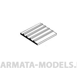 EVG4544 Имитация досок, шаг 3,2 мм, лист 15х30 см