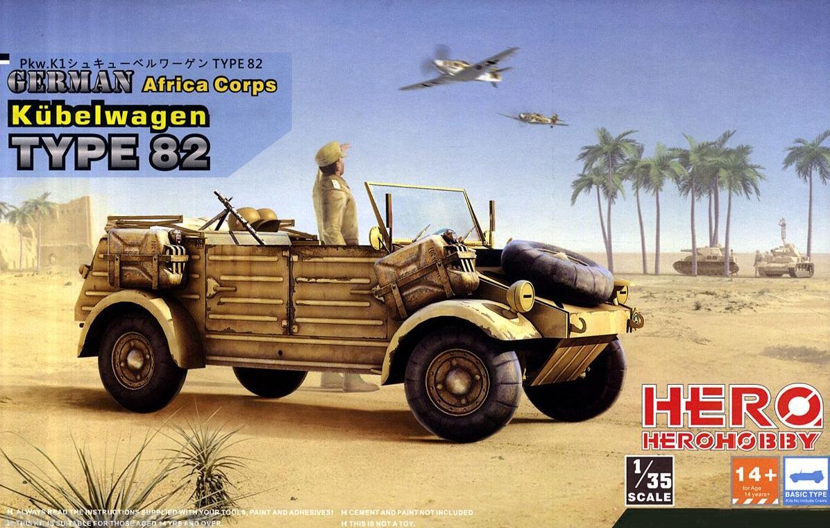 H35004-FRE PKW Typ k1 Kubelwagen Type 82 Africa Corps FREEDOM