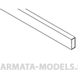 EVG133 Полоска пластиковая 0,75х1,5 мм, 10 шт/уп.