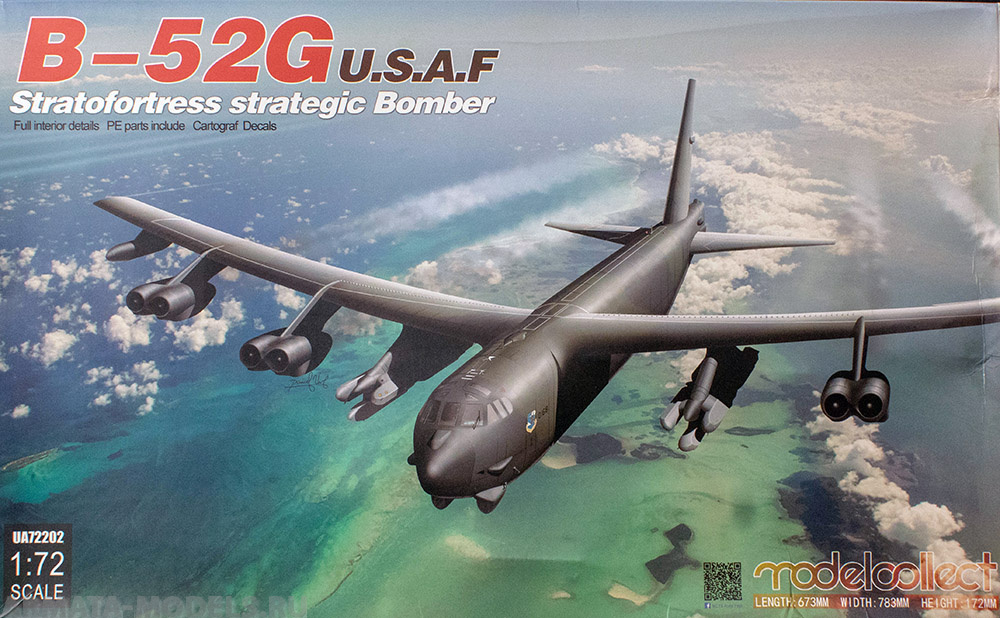 UA72202 USAF B-52g Stratofortress Strategic Bomber Modelcollect