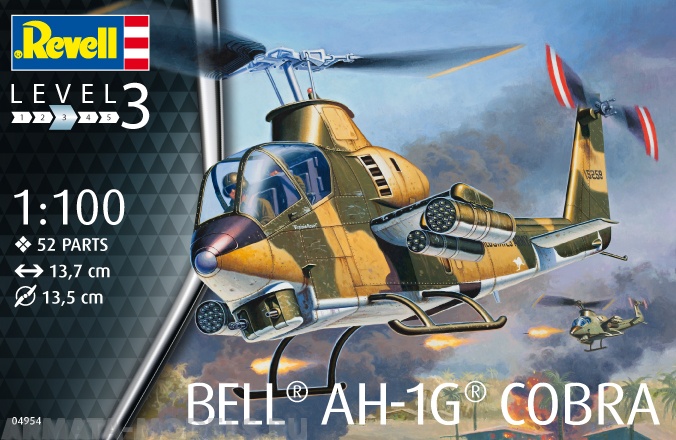 04954 Американский ударный вертолёт Bell AH-1G Cobra Revell