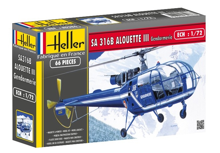 80286HL Вертолет  Алуэтт III (1:72)