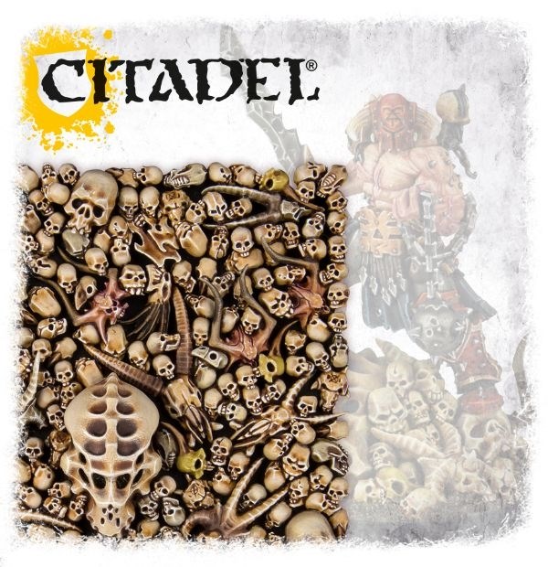64-29GW Набор: Черепа для подставок (Citadel Skulls)