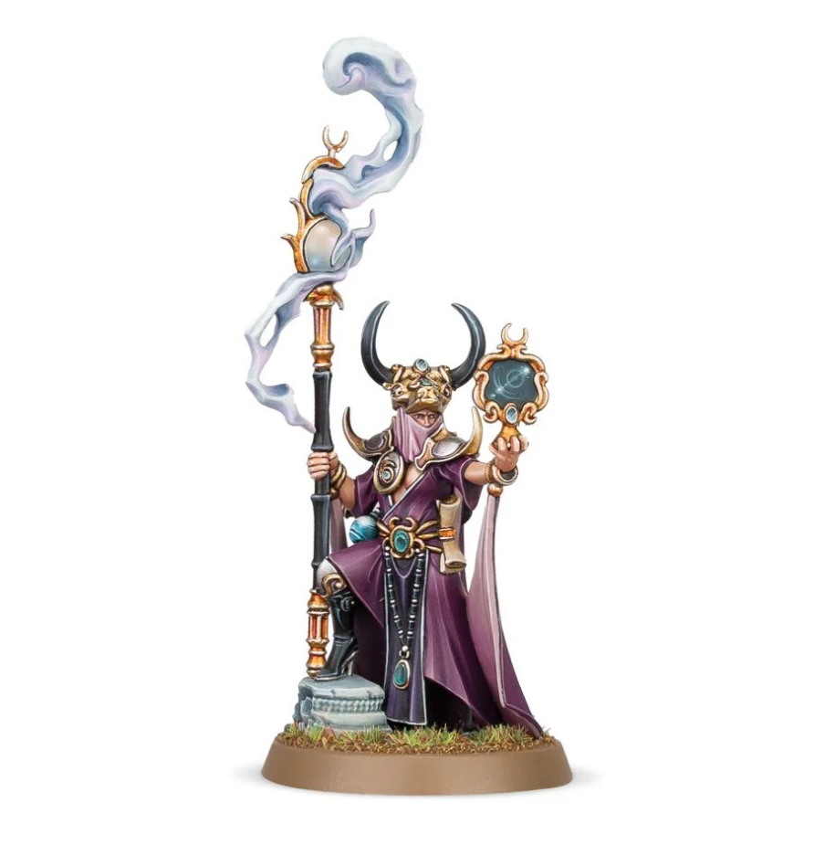 83-88GW Набор Гедонисты Слаанеш. Провидец Осколка Слаанеш (Hedonites of Slaanesh Shardspeaker of Slaanesh)