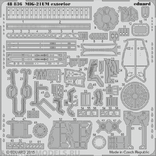 48836ED MiG-21UM exterior