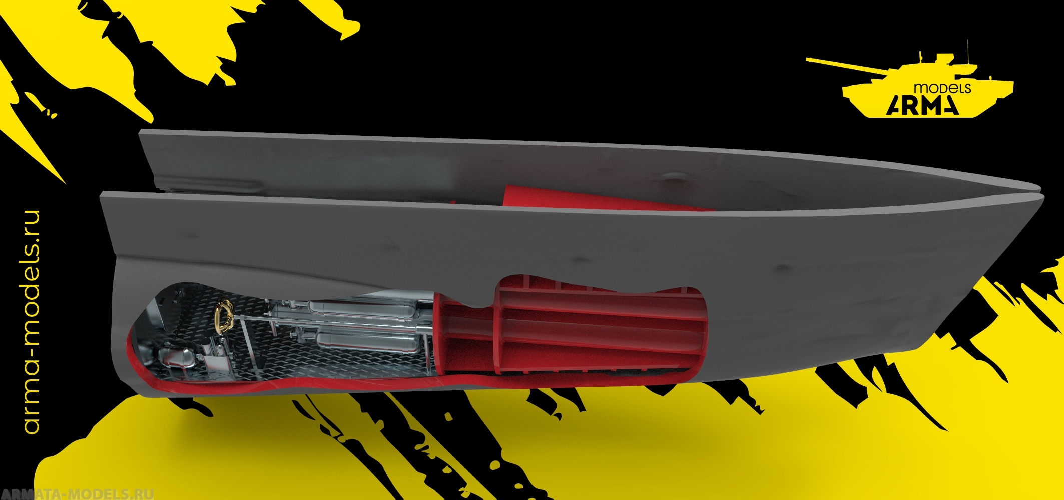 AM14434 Интерьер носового торпедного отсека quot;Щукиquot;, 1/144