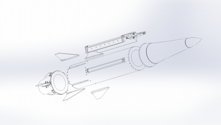 AM7218 Российский гиперзвуковой авиационный ракетный комплекс Х-47М2 Кинжал Arma Models