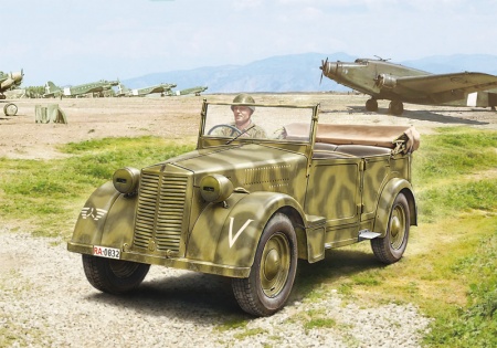 6550ИТ Штабная машина CAR 508CM (10013160/011122/3526709, ИТАЛИЯ) Italeri