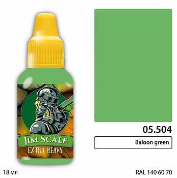 05.504JIM Краска Baloon green