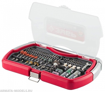 35904-H206 Набор мини-насадок для гравировальных машин, 206 предметов