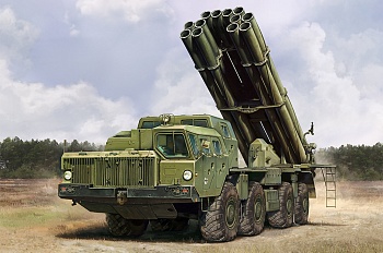 82940HB Сборная модель РСЗО Russian 9A52-2 Smerch-M multiple rocket launcher of RSZ