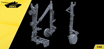 AM48361 Ультрадетализированные стойки с армированием NEO2 для Су-30СМ  (Не для свободной продажи)