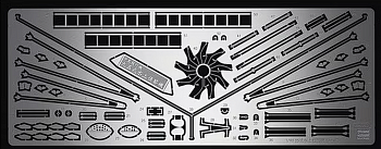 72155-Фототравление для гидросамолета-биплана NAKAJIMA E8N1 TYPE 95 (DAVE) (DETAIL UP ETCHING PARTS)
