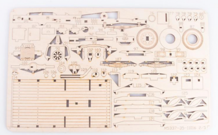 11016BAUMI Сборная модель МАЗ-5337 бортовой (поздний) Baumi