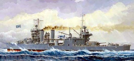 05744 Крейсер  СА-36 Миннеаполис 1942 г. Trumpeter