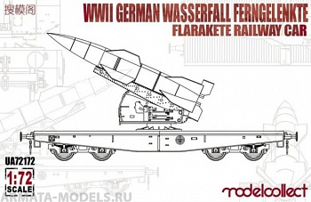 UA72172 WWII German Wasserfall Ferngelenkte Flakrakete Railway Car