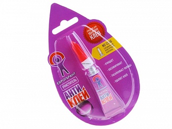 858878  Очиститель клея ЕВРОГАРАНТ Антиклей, очиститель (3г)